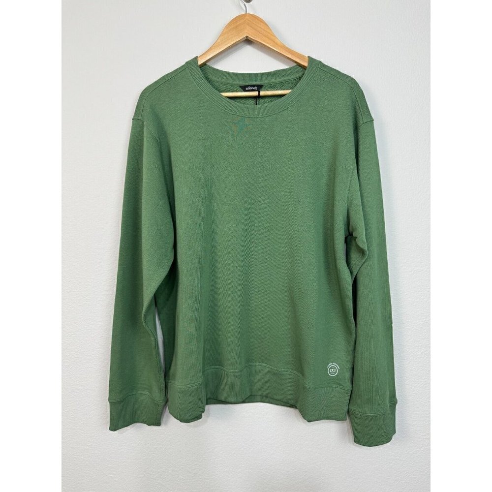 Allbirds Womens R&R Sweatshirt Pullover Crew Neck Long Sleeve Hazy Cargo 2XL